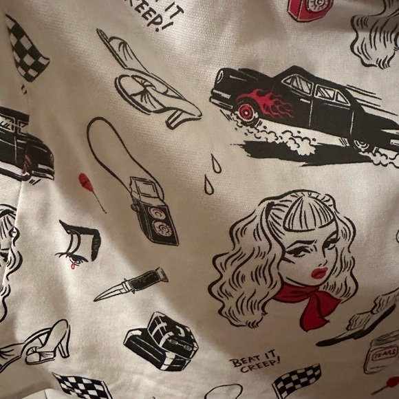 Tracy Lords Cry baby top collab with Laura Bynes pinup couture - Picture 2 of 2